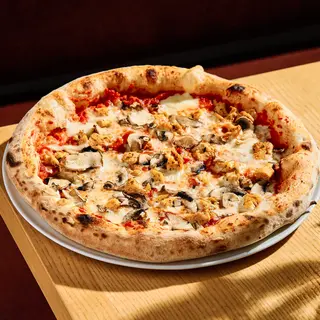 Pizza Pollo e Funghi Medie