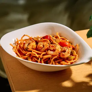 Pasta Gamberetti Primavera
