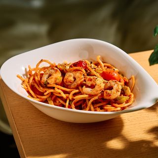 Pasta Gamberetti Primavera