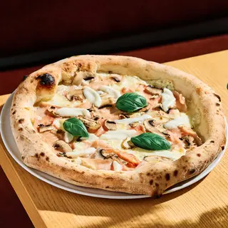 Pizza Bianca Prosciutto Cotto e Funghi XXL