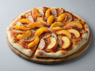 Pizza cu Piersici si Caise