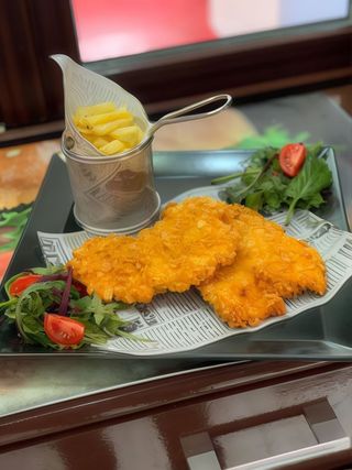 Șnițel de pui crocant