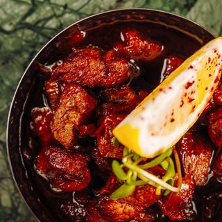 Ras asfur cu vită (Beef Ras asfur)