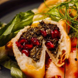 Sambusek cu spanac (Sambusek  with spinach)