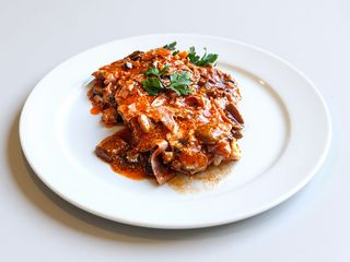 Escalop de porc cu sos de vin