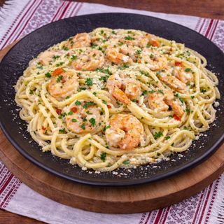 Spaghetti cu Creveti