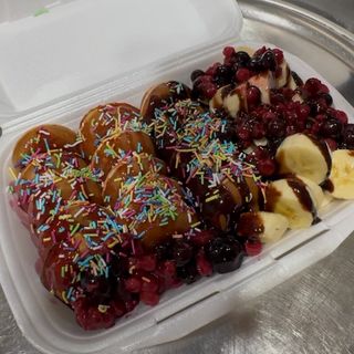 Porție mare mini gogosi (coapte, FĂRĂ baie în ulei) - 330 g