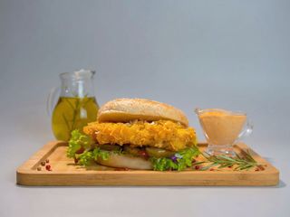 Sandwich crispy snițel