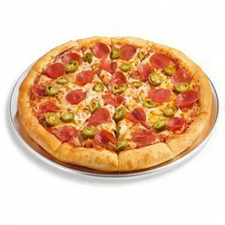 Pizza Pepperoni cu jalapeno