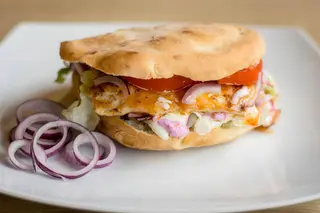 Big pork sandwich
