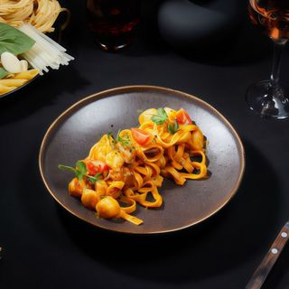 Tagliatelle cu fructe de mare