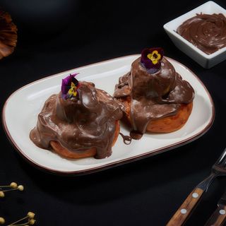 Papanasi cu ciocolata