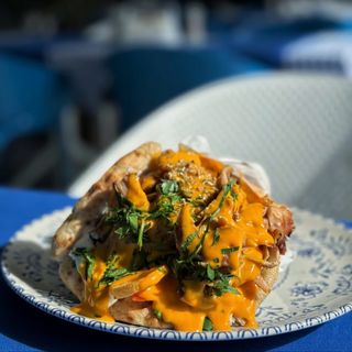 Cheese gyros la pită