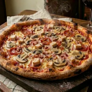 Pizza con tutto