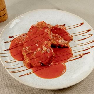 Ceafă de porc cu sos dulce-acrişor