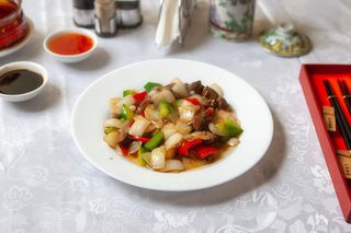 Pipotă și inimă de pui cu orez