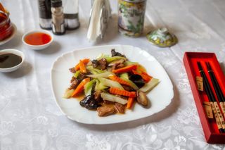 Vită cu apio și orez