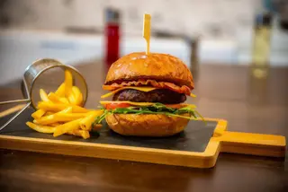 Double Cheese Serrano Burger