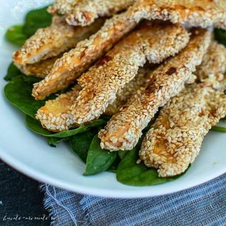 Crochete din piept de pui cu susan