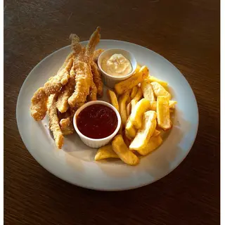 Chicken fingers cu susan