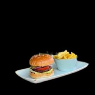 Hamburger de vită pufos