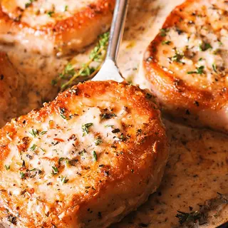 Medalion de porc cu ciuperci