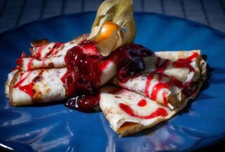 Clătite cu dulceață