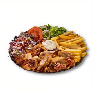 Dabo de pui la farfurie medie