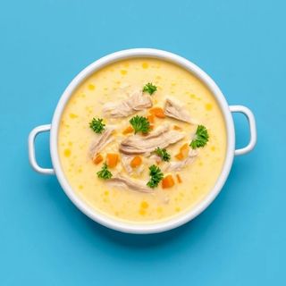 Ciorba a la grec de pui