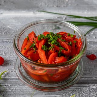 Ardei copți cu usturoi