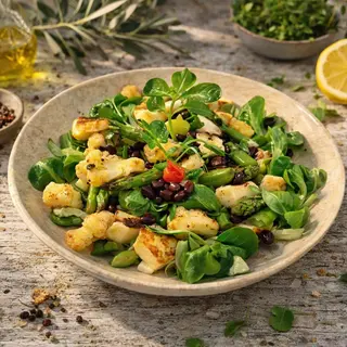 SALATĂ HALLOUMI