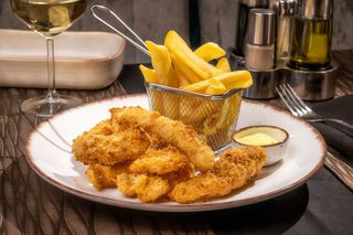 Stripsuri de curcan cu migdale