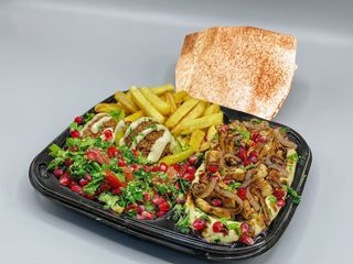 MIX MEZZE Hummus ras as four pui