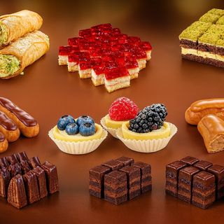 Platou personalizat cu mini prăjituri - alege și combină după preferințe