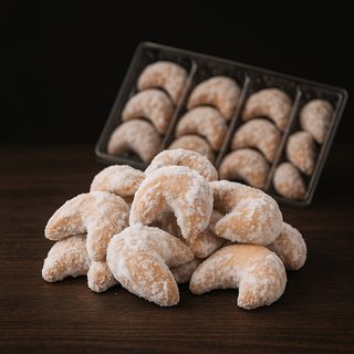 Cutie Cadou Cornulețe cu Nucă - 36 Bucăți