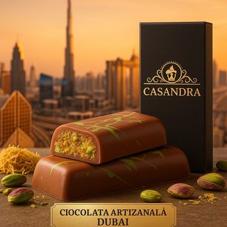 Pistachio Kadaif Chocolate Bar (Ciocolata Dubai)