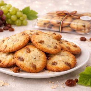 Fursecuri artizanale cu stafide - 500 gr.