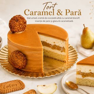 Tort Caramel & Pară