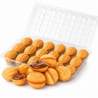 Cutie Cadou Nuci Umplute cu Ciocolată – 36 Bucăți | Produs de Post