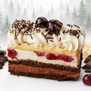 Prăjitura Forêt Noire (Pădurea Neagră)