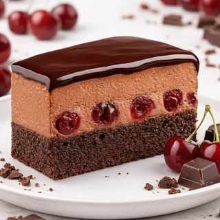 Prăjitura Mousse cu Vișine