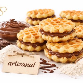 Faguri cu Crema de Ciocolată