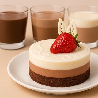Tort trio chocolate