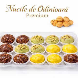 Nucile de Odinioară – Ediție Premium mix (Gianduia & Alune, Fistic & Kataif și Lămâie)
