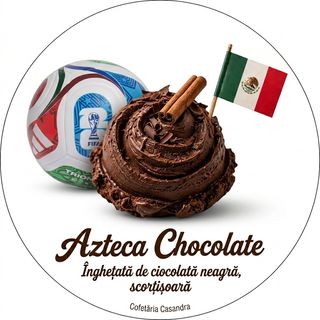 Înghețată artizanală Azteca Chocolate Golazo – Gustul Mexicului