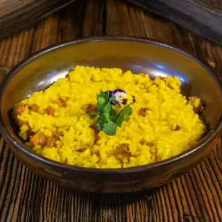 Risotto cu salsiccia si sofran