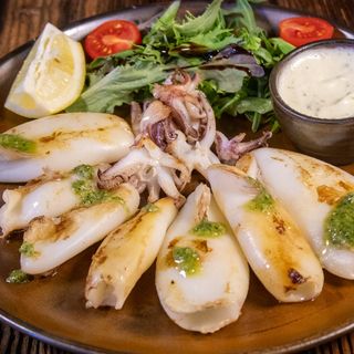 Calamari la grătar