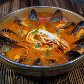 Supă cu fructe de mare