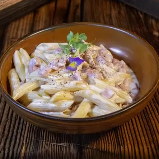 Penne panna e prosciutto