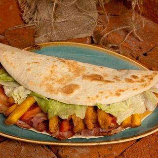 Piadina cu pulpa de rata